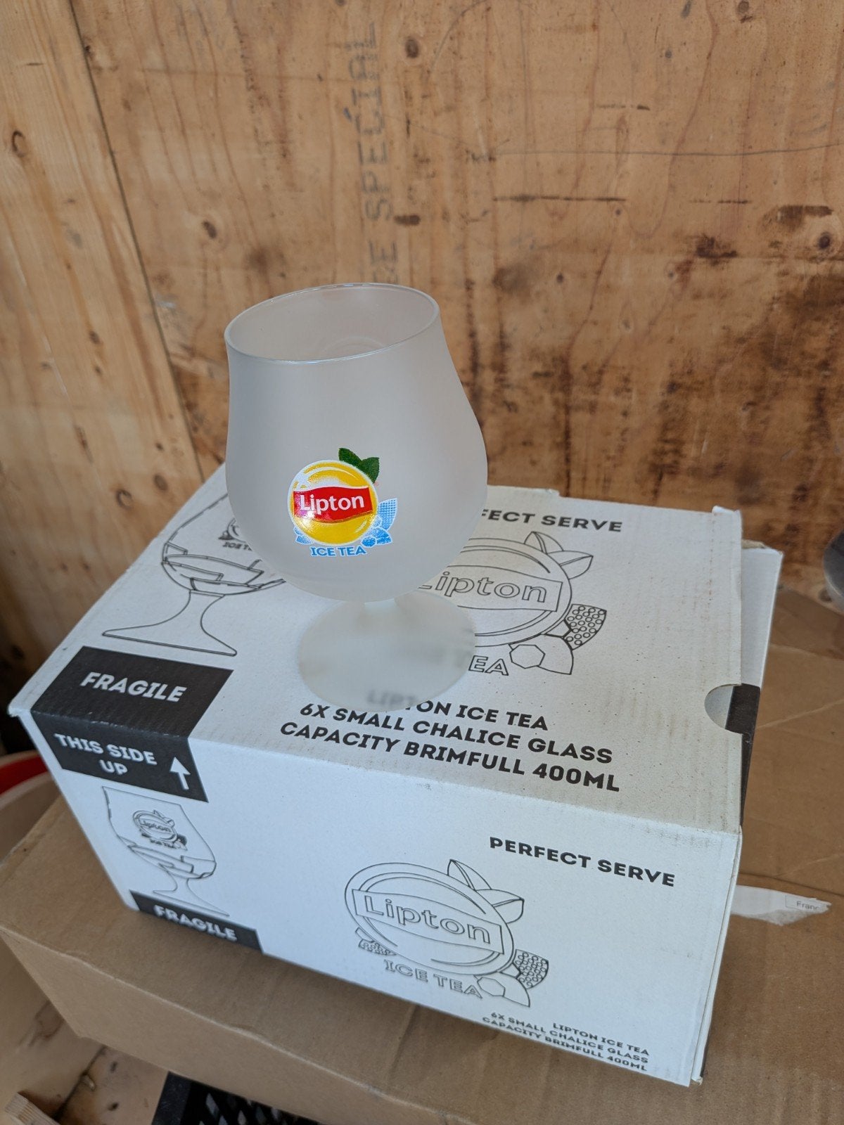 Lipton ice tea glazen 12 dozen van 6 stuks, Ophalen of Verzenden