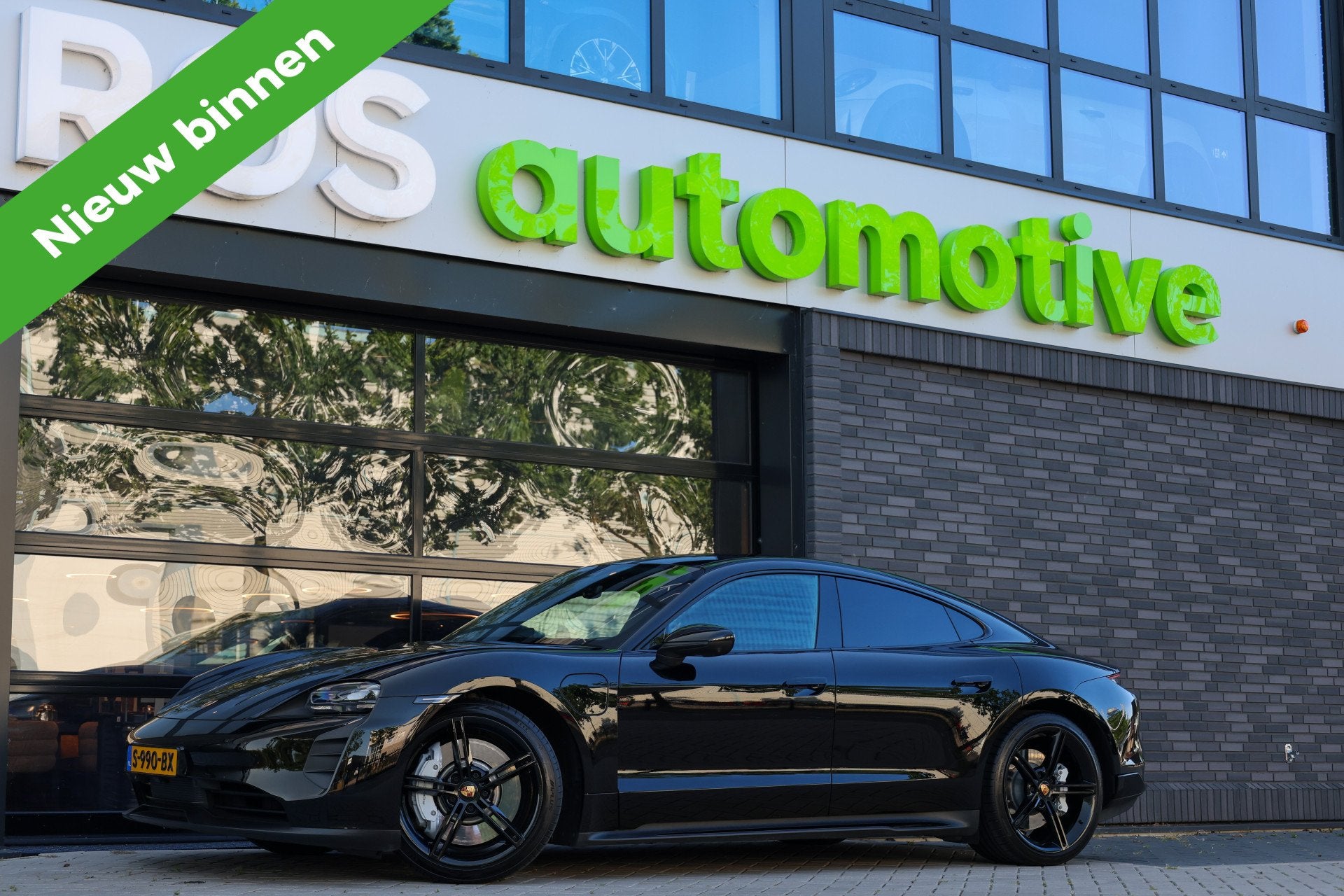 Porsche Taycan 79 kWh | BTW | SOH 90% | BOSE | PASSANGER DIS, Achterwielaandrijving, Gebruikt, Zwart, 4 stoelen