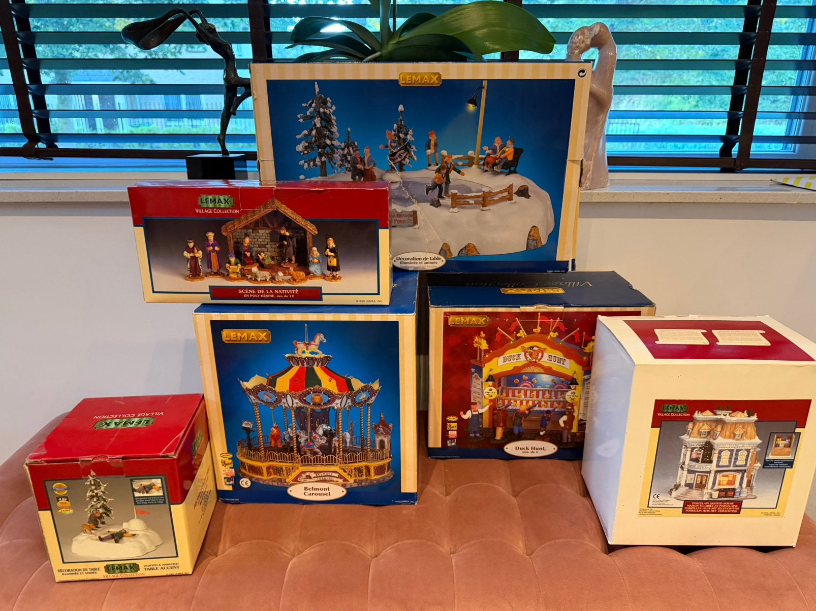 Grote Lemax Kerstdorp Collectie – Huisjes, Figuren & etc, Diversen, Ophalen, Zo goed als nieuw