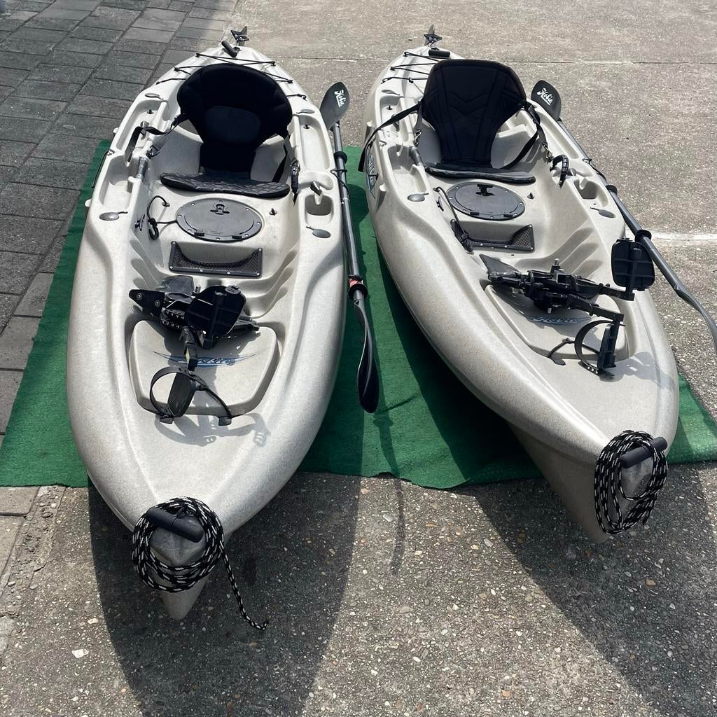 Twee Hobie Mirage Outback Kajaks - trapkano’s, Watersport en Boten, Kano's, Ophalen, Gebruikt, Eén persoon, Kajak
