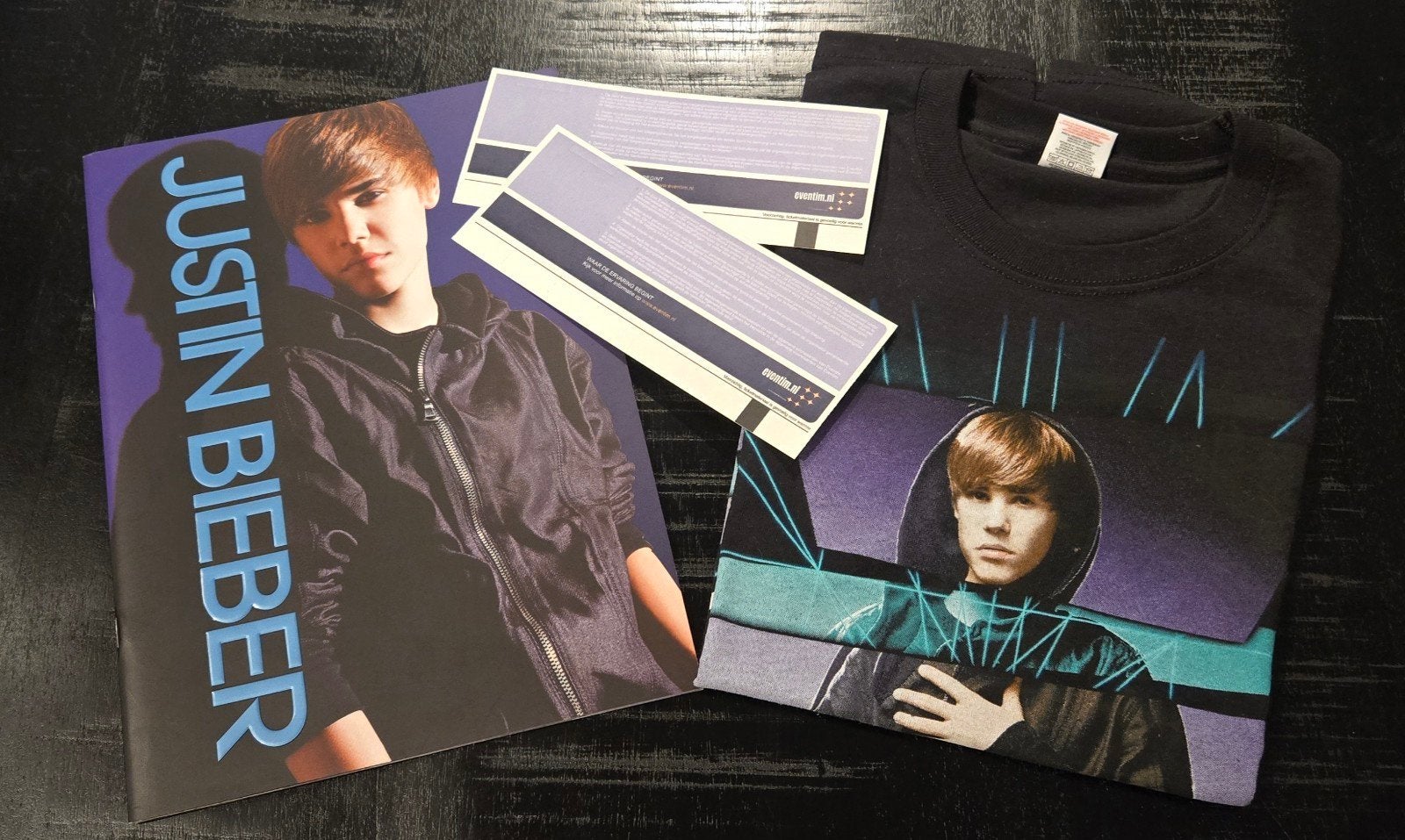 Justin Bieber concert merchandise. NIEUW!!, Ophalen of Verzenden, Nieuw