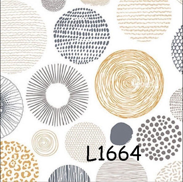 Servetten decoupage/bullet journal * cirkels L1664, Hobby en Vrije tijd, Verzenden, Nieuw