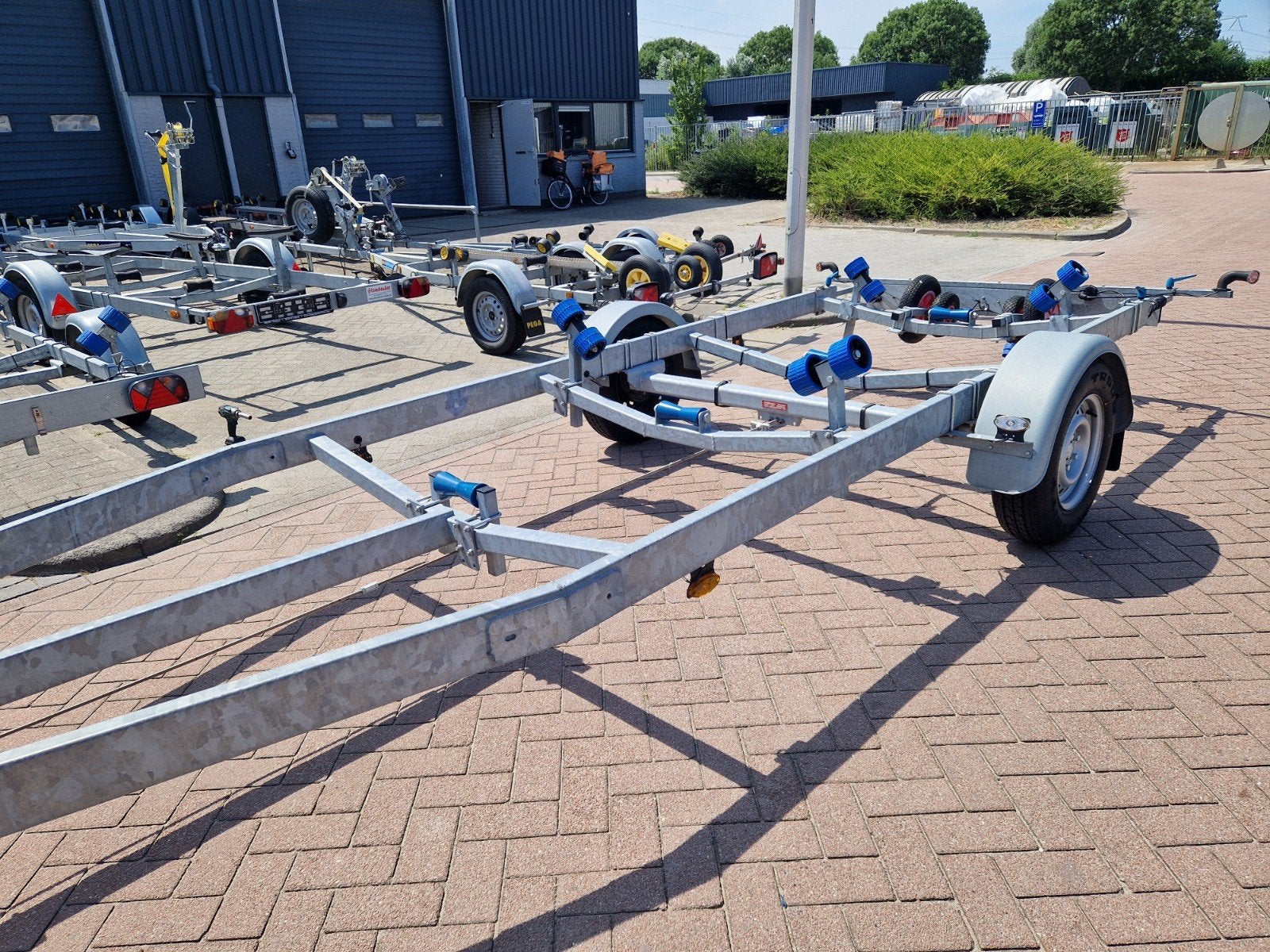 Vlemmix trailer 1350/631 in absolute nieuwstaat  BJ 2023 !!!, Minder dan 1500 kg, 6 tot 9 meter, Overige typen, Ophalen of Verzenden