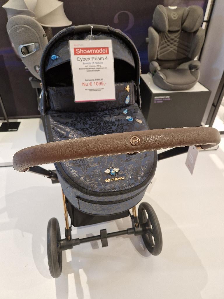 Cybex priam 4 jewels of nature, Kinderen en Baby's, Kinderwagens en Combinaties, Zo goed als nieuw, Verstelbare duwstang, Ophalen