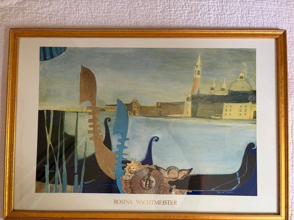 Ingelijste kunstprint Rosina Wachtmeister, 62x93 cm, Antiek en Kunst, Ophalen