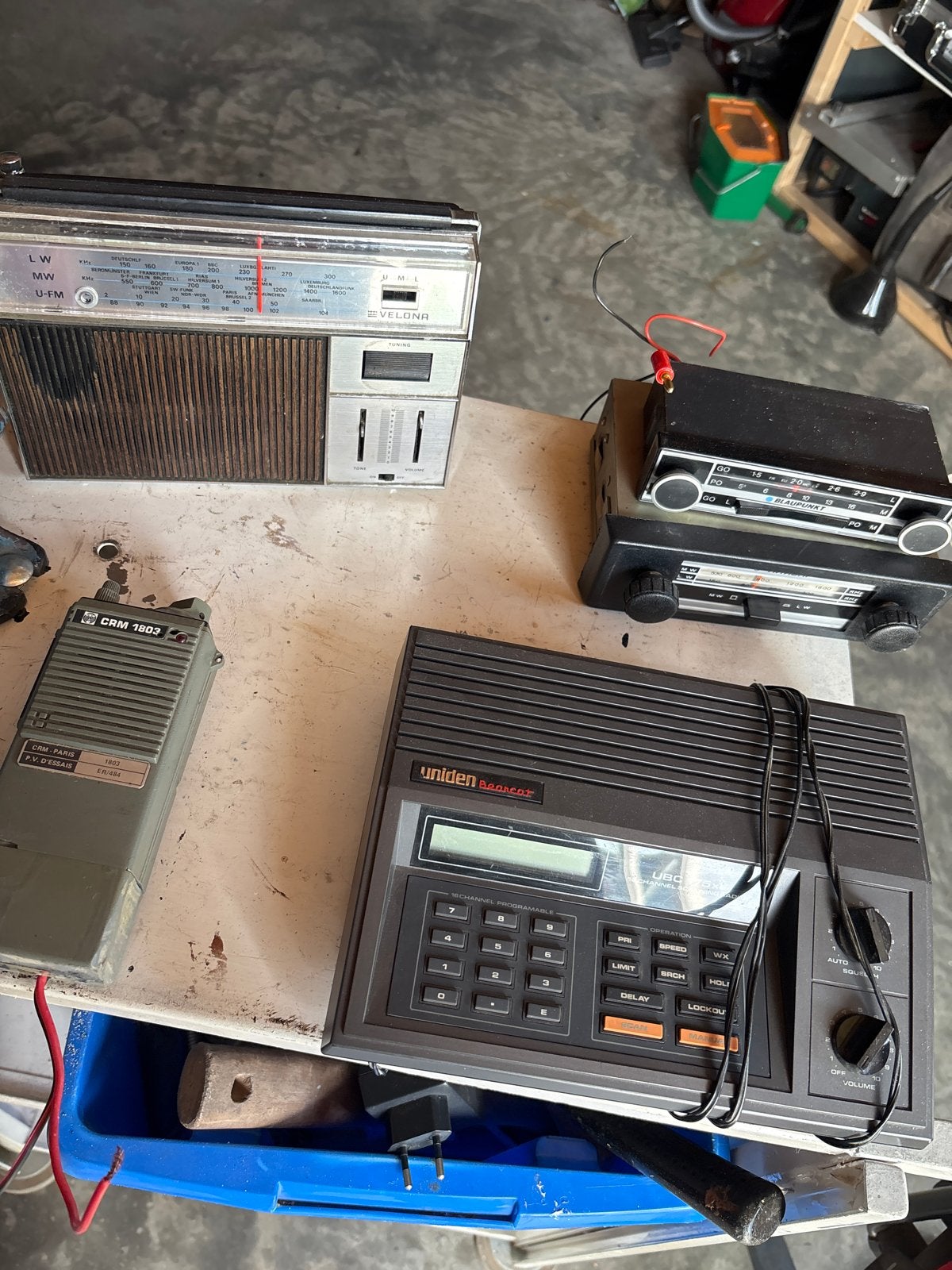 Vintage radio's en scanners - diverse modellen, Ophalen of Verzenden, Gebruikt, Radio