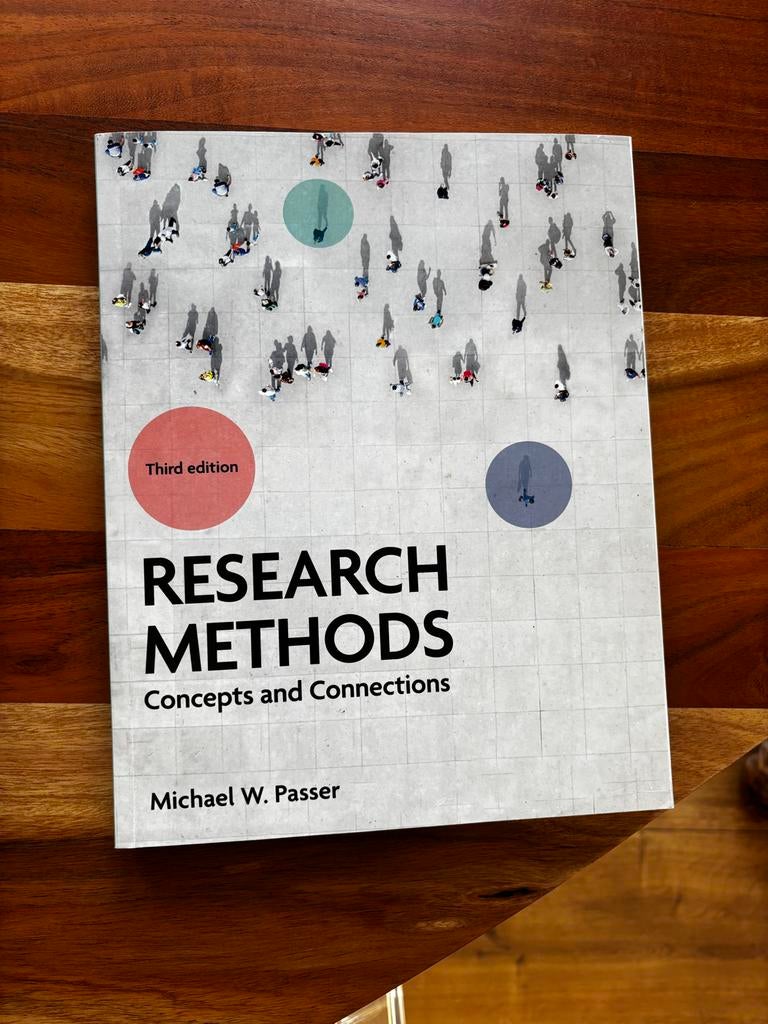 Research Methods: Concepts and Connections - 3e editie, Ophalen of Verzenden, Gamma, Zo goed als nieuw, HBO