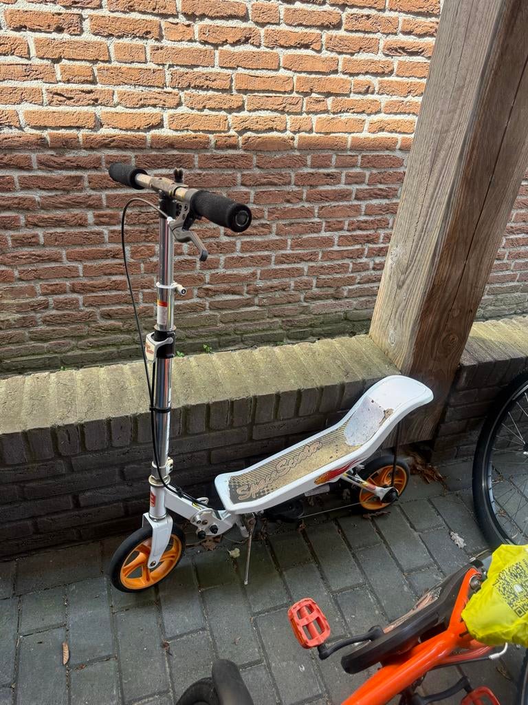 Spacescooter met gebruikerssporen, Fietsen en Brommers, Ophalen of Verzenden, Gebruikt, Gewone step