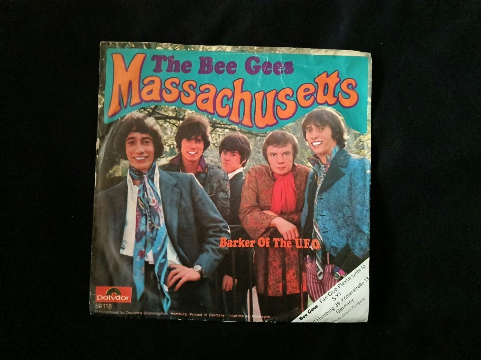 The Bee Gees - Massachusetts / Barker Of The UFO (Vinyl), Gebruikt, 7 inch, Ophalen of Verzenden, Pop