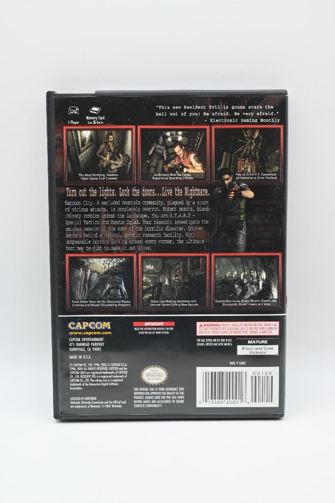 NINTENDO Gamecube Resident Evil