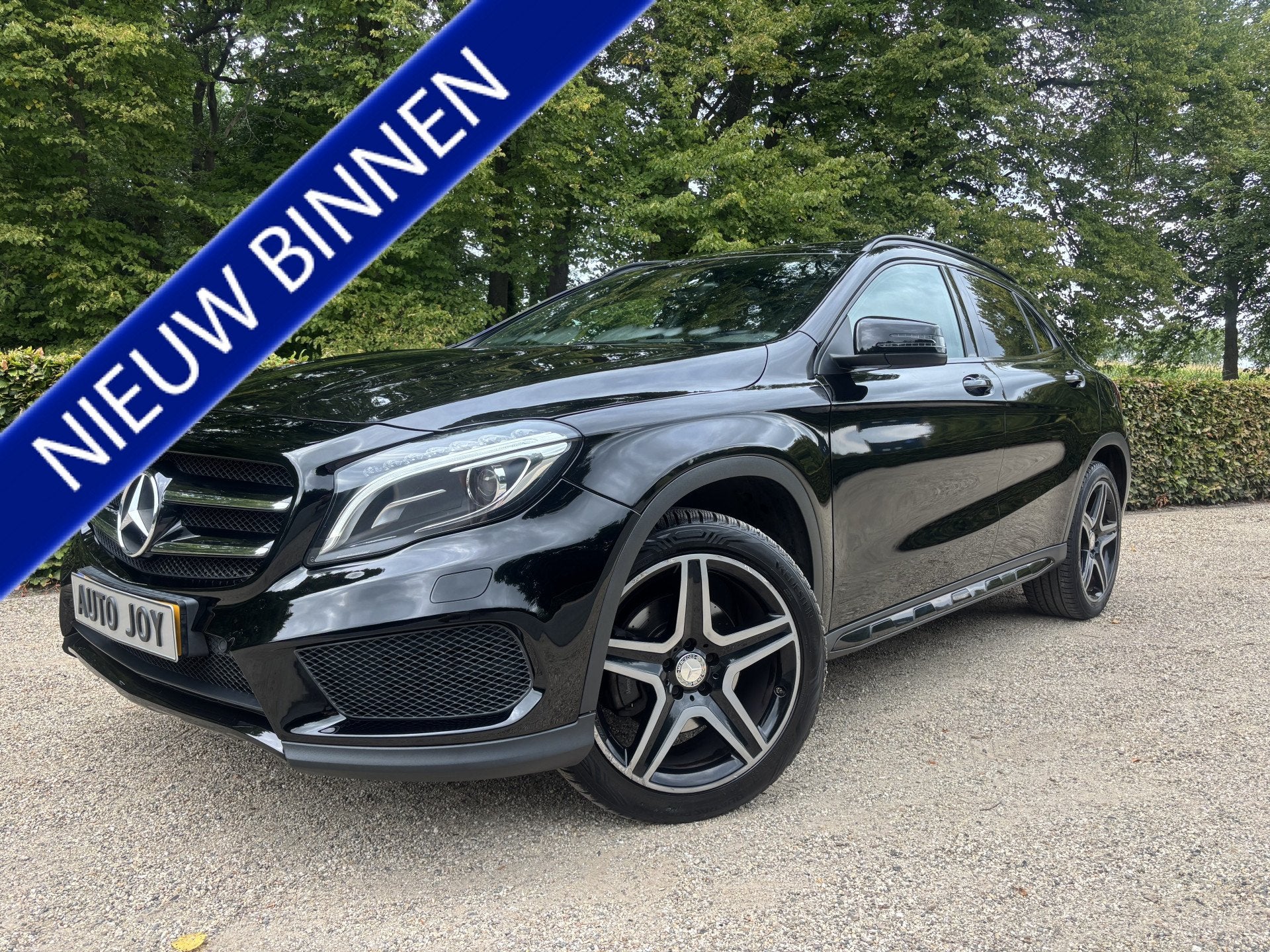 Mercedes-Benz GLA 250 Prestige / Navi / Leder / Pano / Camer, Auto's, Gebruikt, 4 cilinders, Zwart, Leder