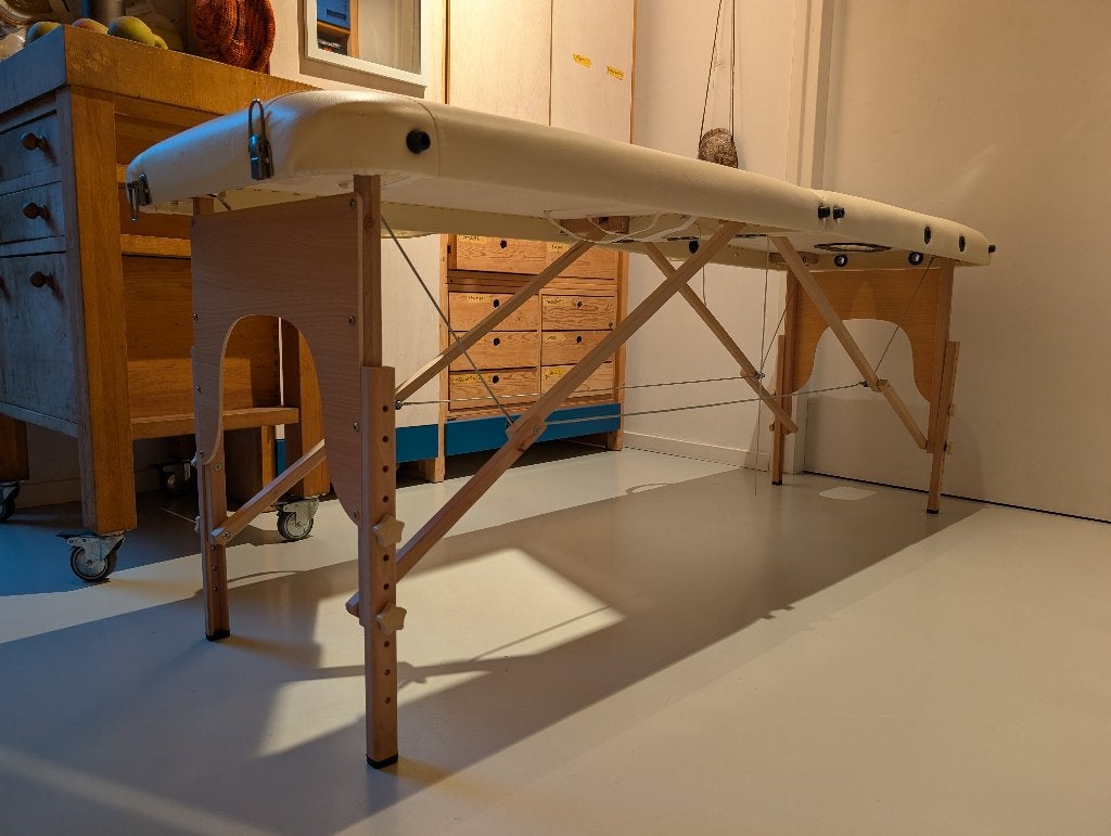 massage bank inklapbaar, Sport en Fitness, Ophalen, Gebruikt, Massagetafel