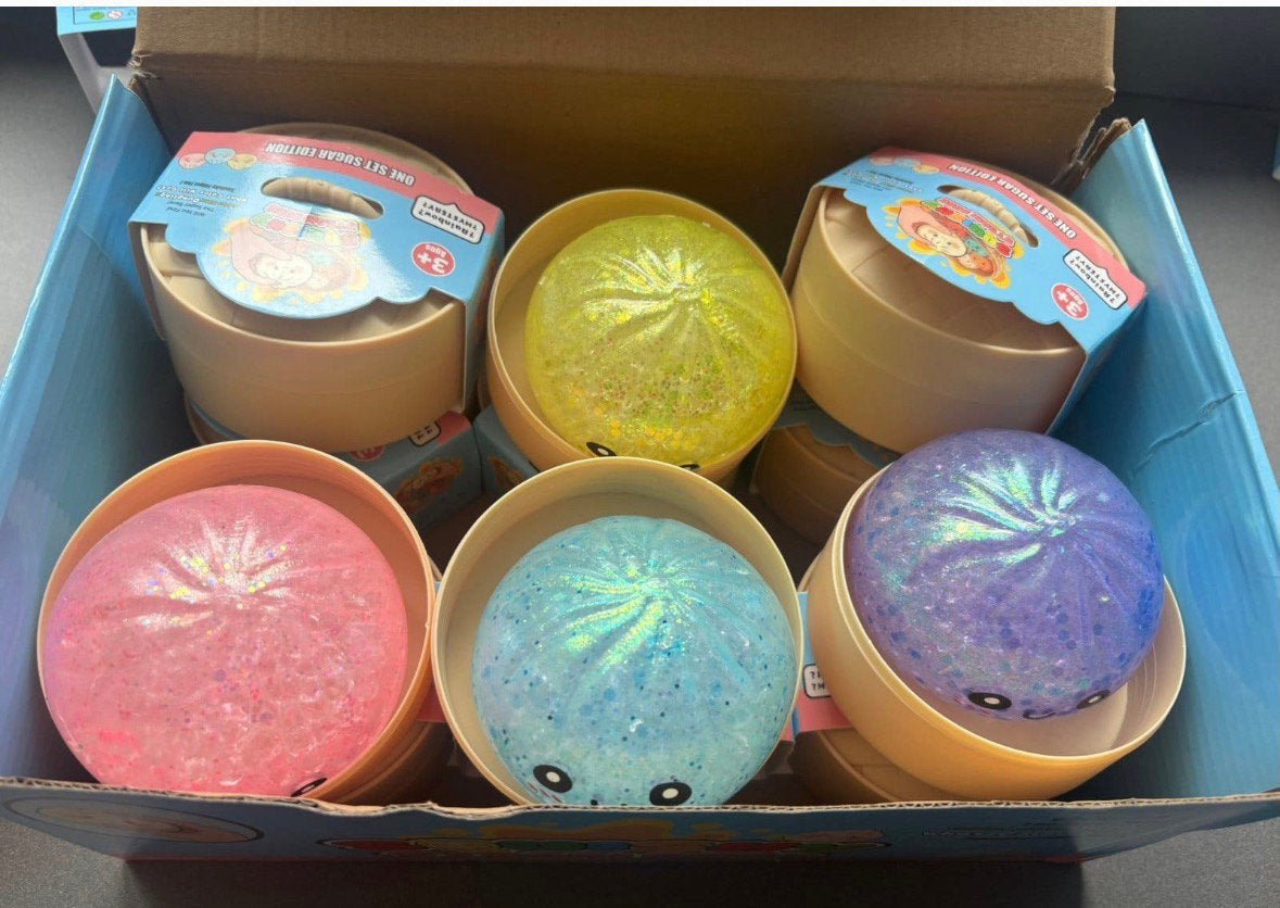 Doos dumplings glitter orbies 12 stuks, Ophalen of Verzenden, Nieuw