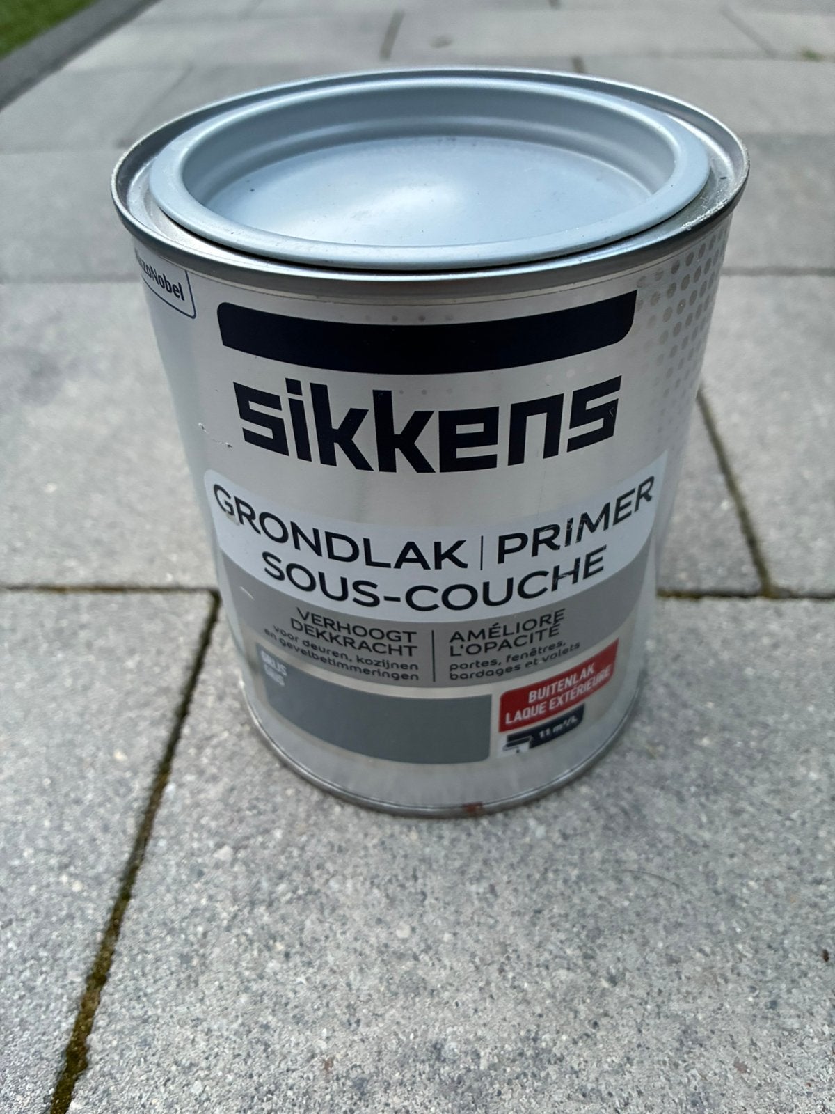 Sikkens Grondlak / Primer Grijs, Nieuw, Ophalen of Verzenden, Lak, Grijs