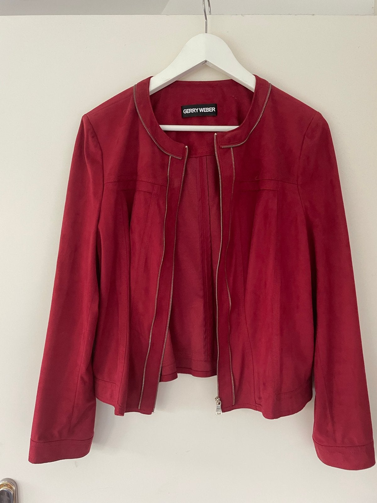 Gerry Weber Rood Jasje Maat 42, Kleding | Dames, Ophalen, Zo goed als nieuw, Maat 42/44 (L), Rood