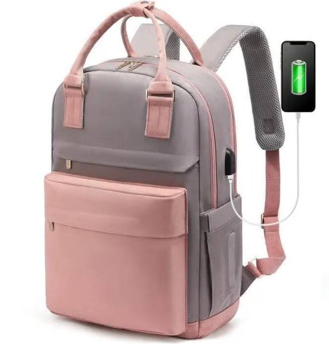Laptop rugzak voor 14 inch laptop met USB oplaadpoort, Computers en Software, Laptoptassen, Ophalen of Verzenden, 14 inch, Nieuw