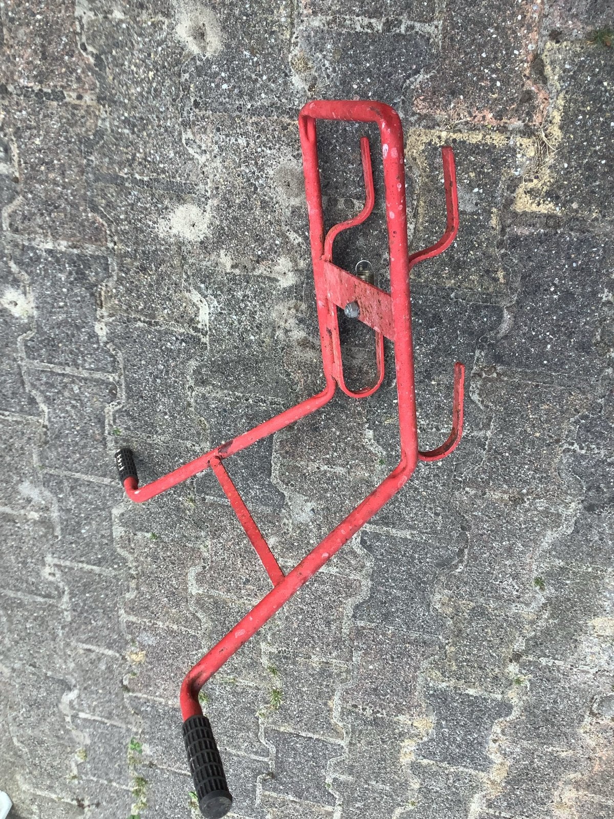 Handige Ladder Muurafhouder - Rood, Doe-het-zelf en Verbouw, Ladders en Trappen, Ophalen, Gebruikt, Ladder