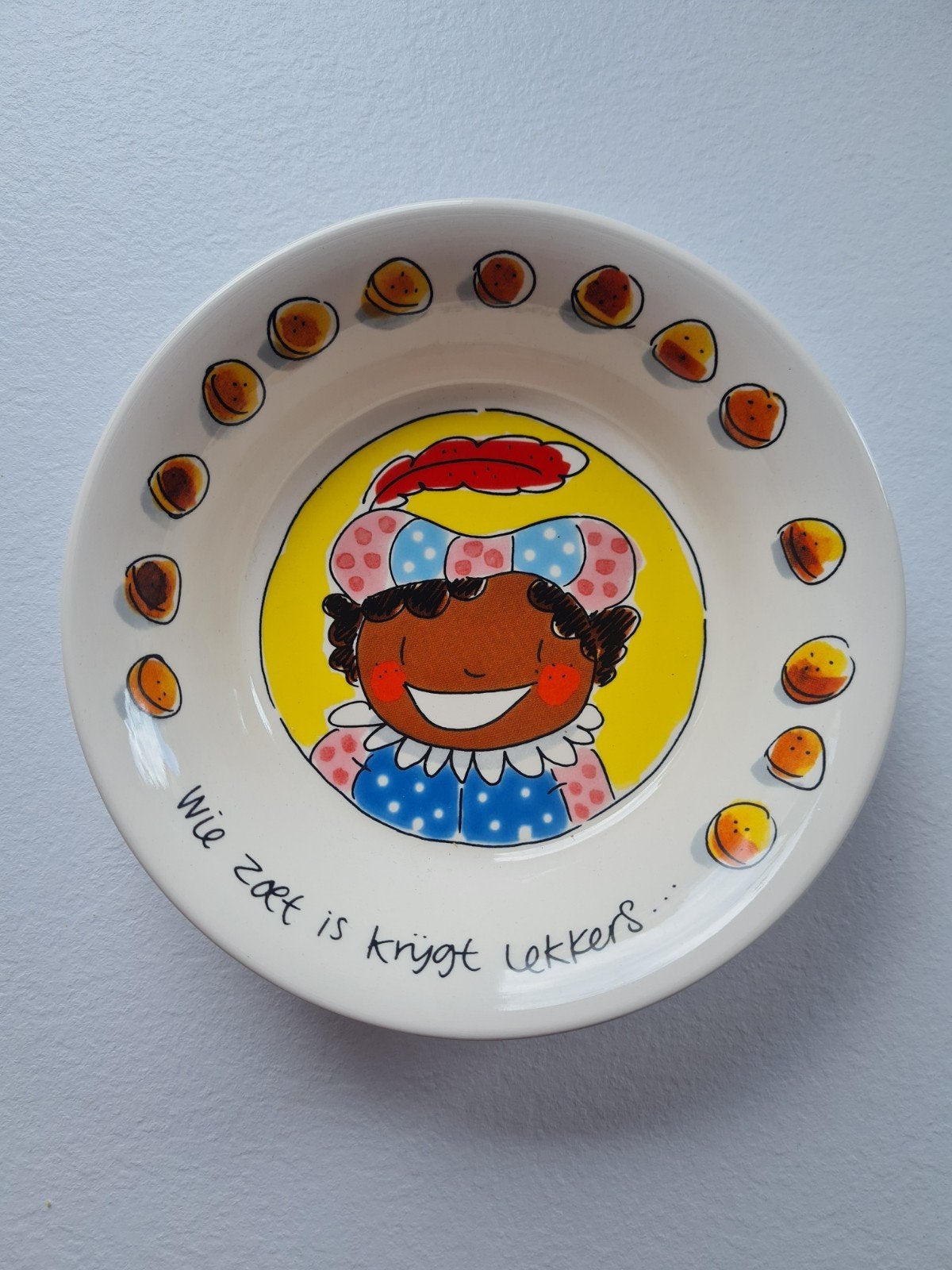 Blond Amsterdam kruidnoten bakje piet, Nieuw, Ophalen of Verzenden, Kom(men), Aardewerk