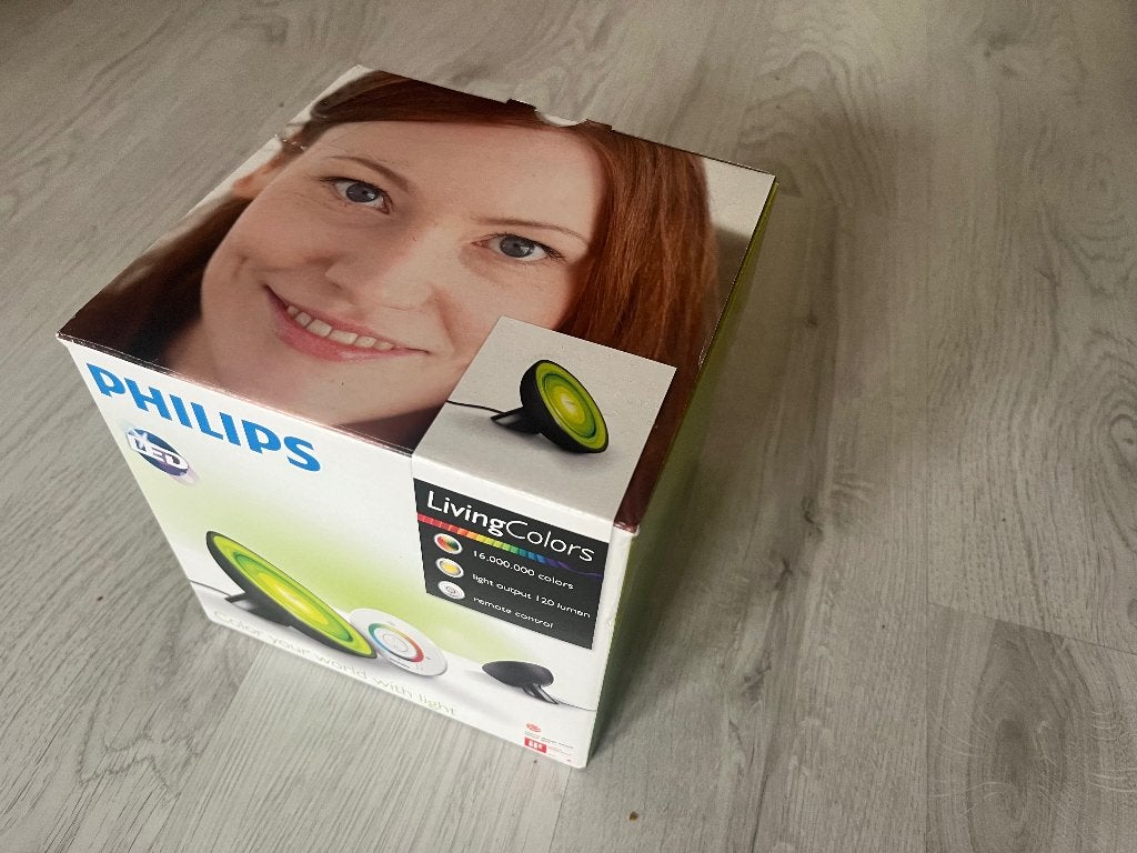 Philips LivingColors Bloom, Zwart, Verzenden, Gebruikt, Philips