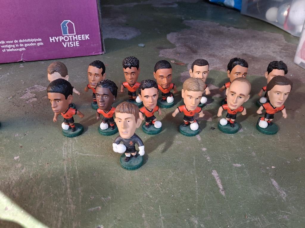 Voetbalpoppetjes Nederlands elftal, Ophalen of Verzenden, Zo goed als nieuw, Overige binnenlandse clubs, Beeldje of Poppetje