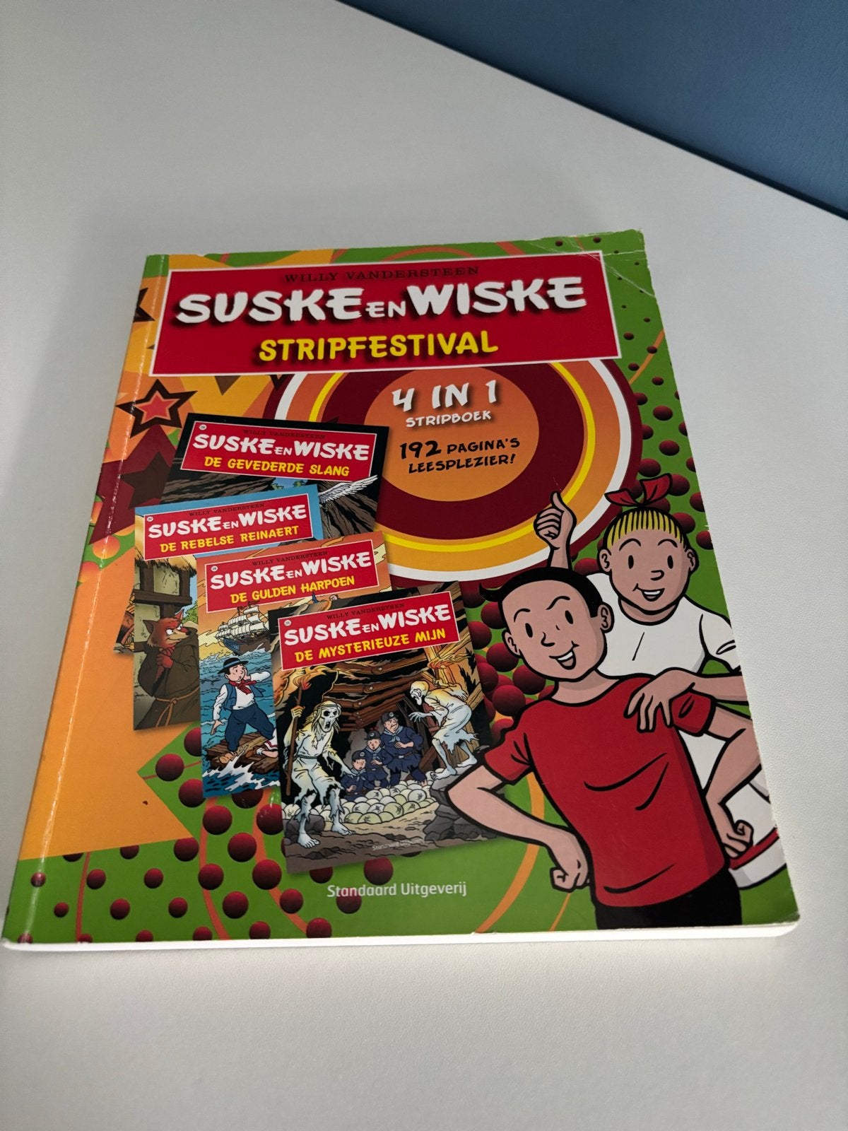 Suske en Wiske Stripfestival 4 in 1, Eén stripboek, Ophalen of Verzenden, Zo goed als nieuw