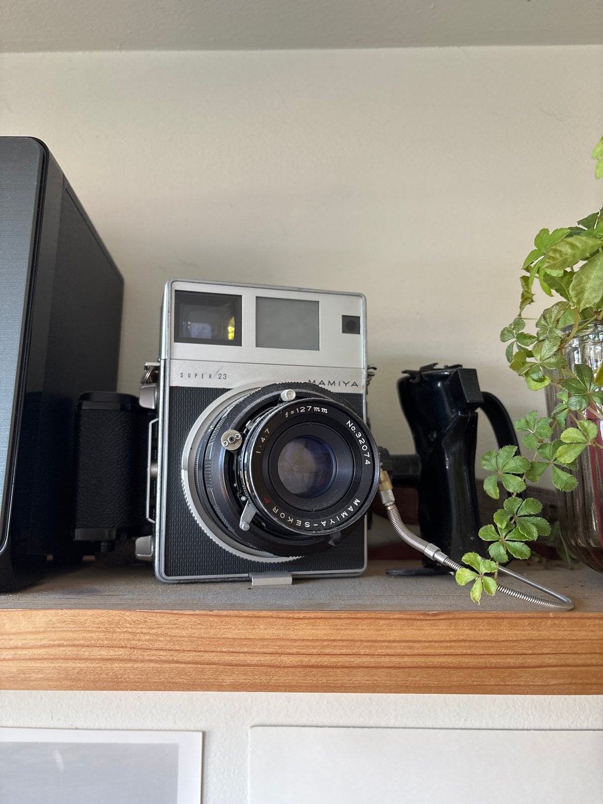 Mamiya Super 23 met 127mm f/4.7 Mamiya-Sekor lens, Ophalen of Verzenden, Zo goed als nieuw, Spiegelreflex, Overige Merken