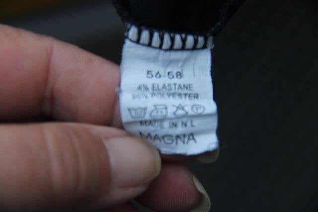 Jurk zwart/ grijs Magna mt 56/58 Vaste prijs OPRUIMING, Ophalen of Verzenden, Jurk, Zwart, Magna