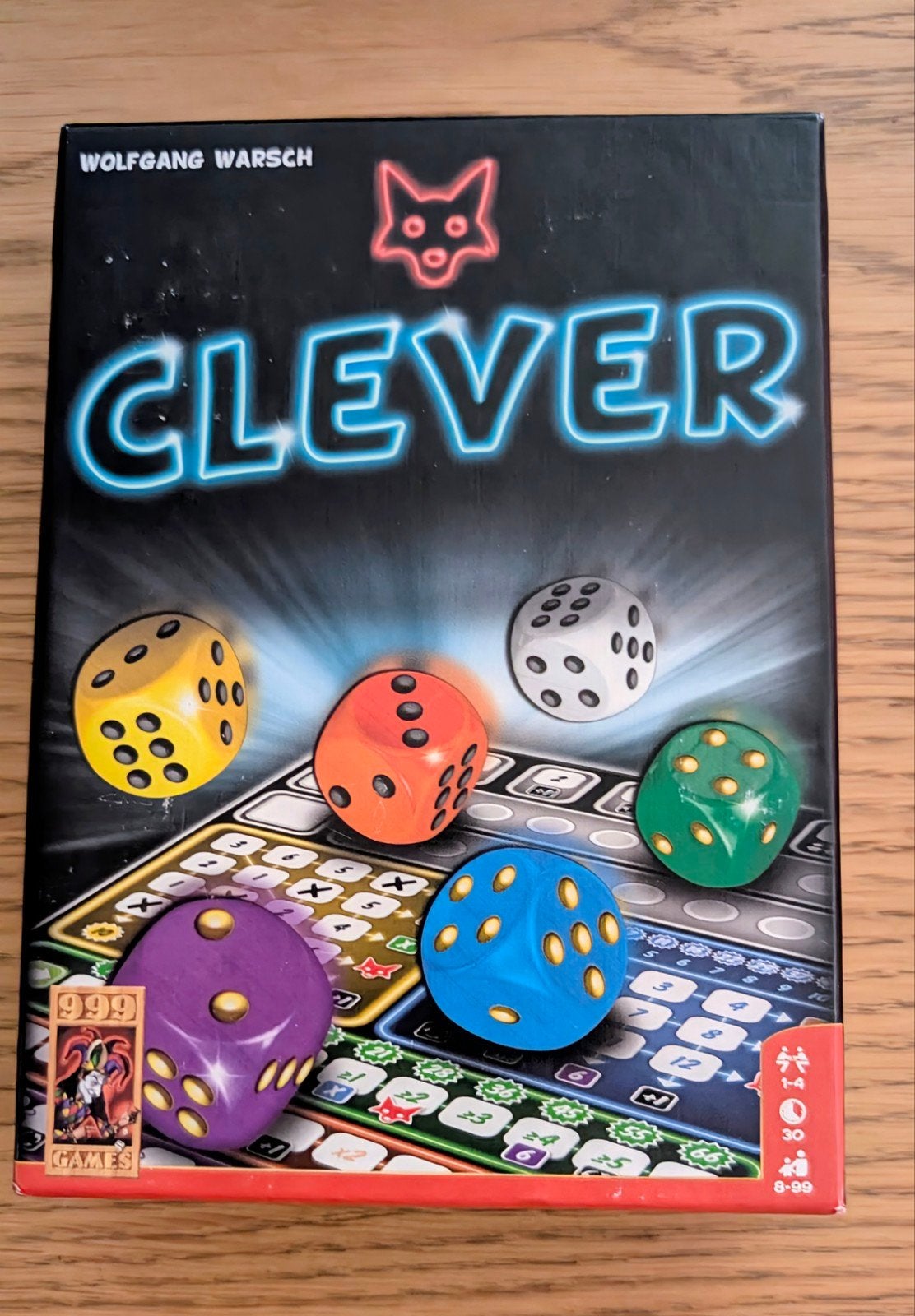 Clever dobbelspel, Een of twee spelers, Ophalen of Verzenden, Zo goed als nieuw, 999 Games
