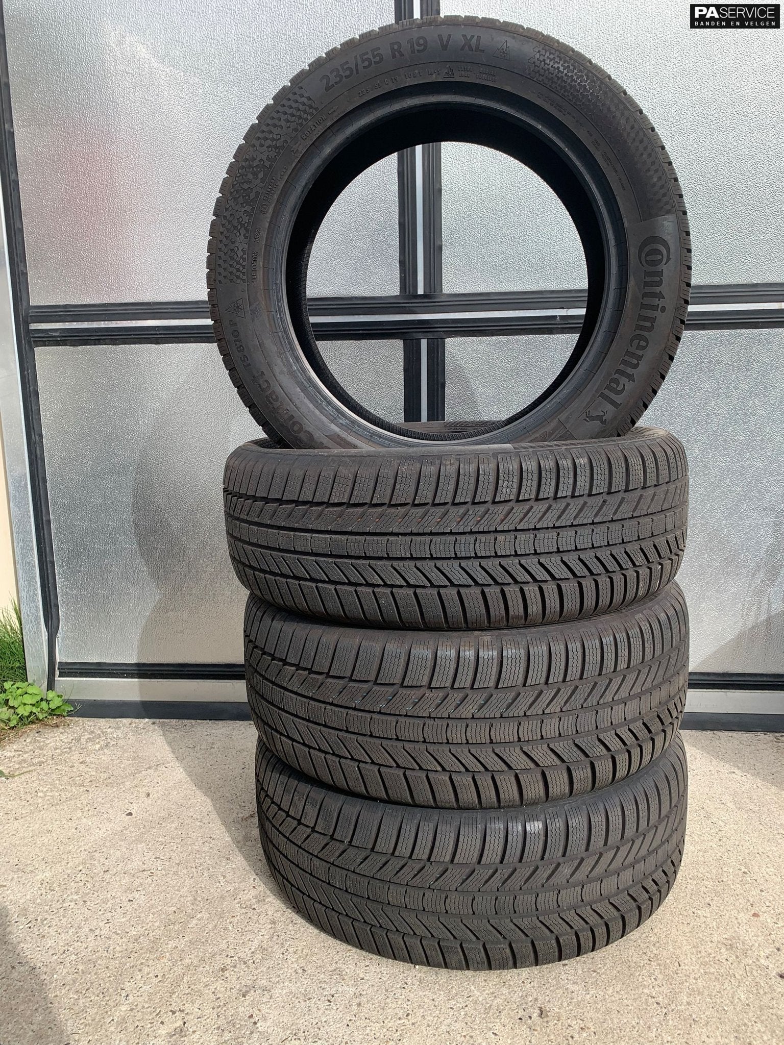 Continental Breedset winterbanden 235 55 19 255 50 19 ID Buz, Auto-onderdelen, Gebruikt, Velg(en), -, -