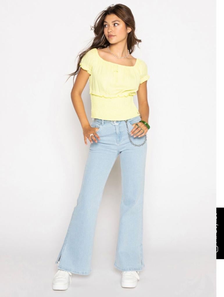 Frankie & Liberty top lime maat 176 - nieuw staat, Kleding | Dames, Ophalen of Verzenden, Zo goed als nieuw, Groen, Zonder mouw