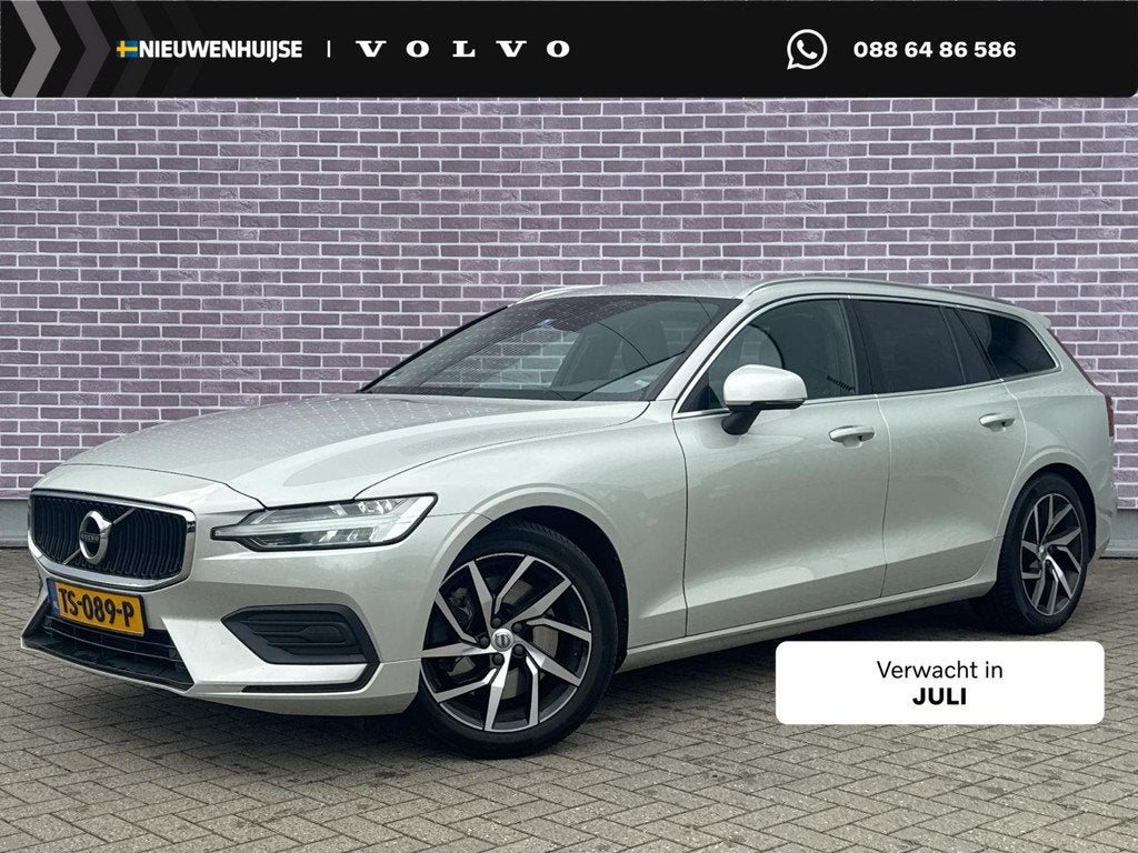 Volvo V60 2.0 T5 Momentum | Trekhaak | Lederen Bekleding | E, 12 maanden, 15 km/l, Euro 6, 4 cilinders