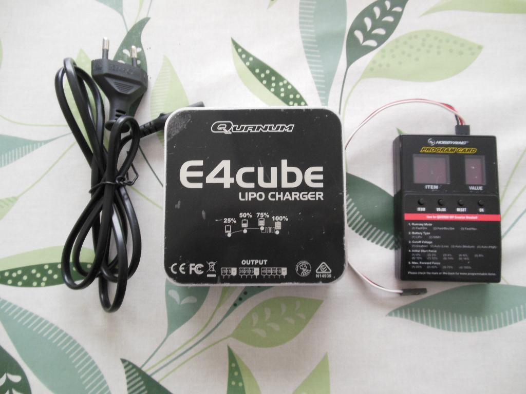 Lipo charger Quanum  E4 en Lipo batterij, Ophalen of Verzenden, Gebruikt, Overige schalen, Onderdeel
