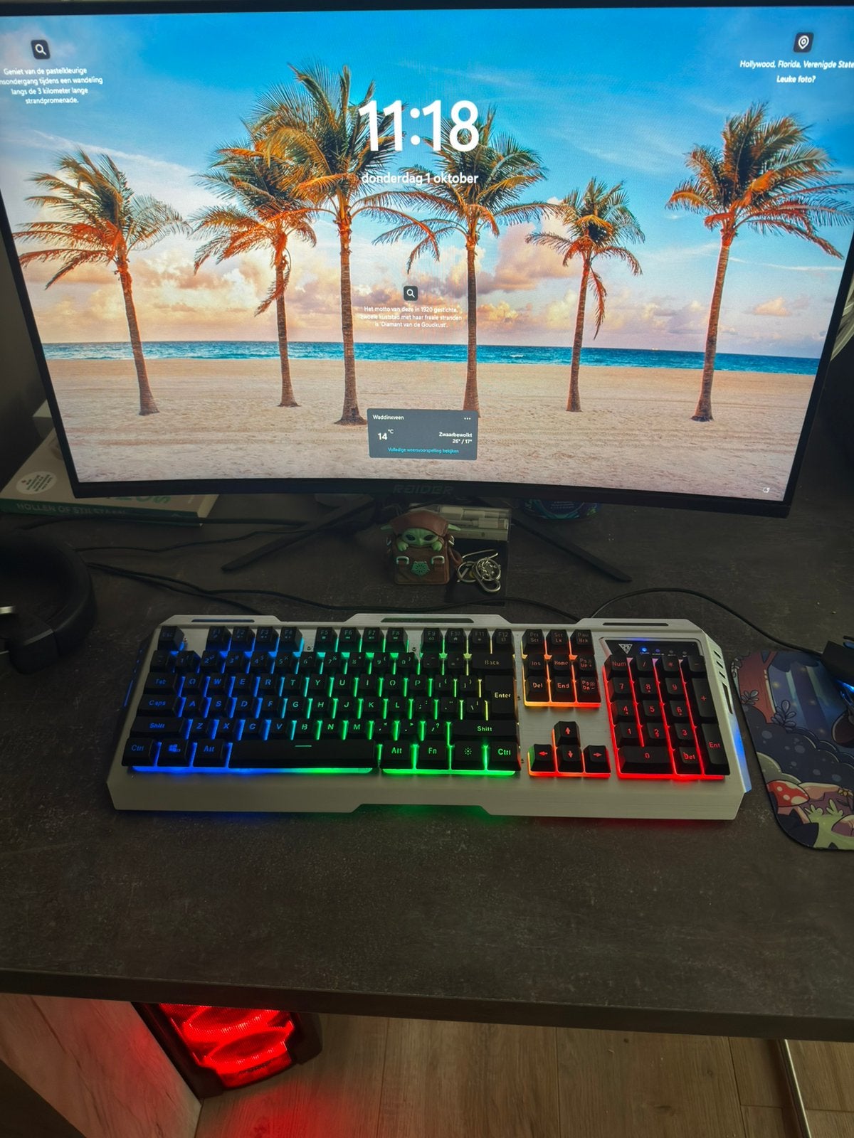 Foto 2 van Gaming pc AMD Ryzen 5 5500 Incl Beeld