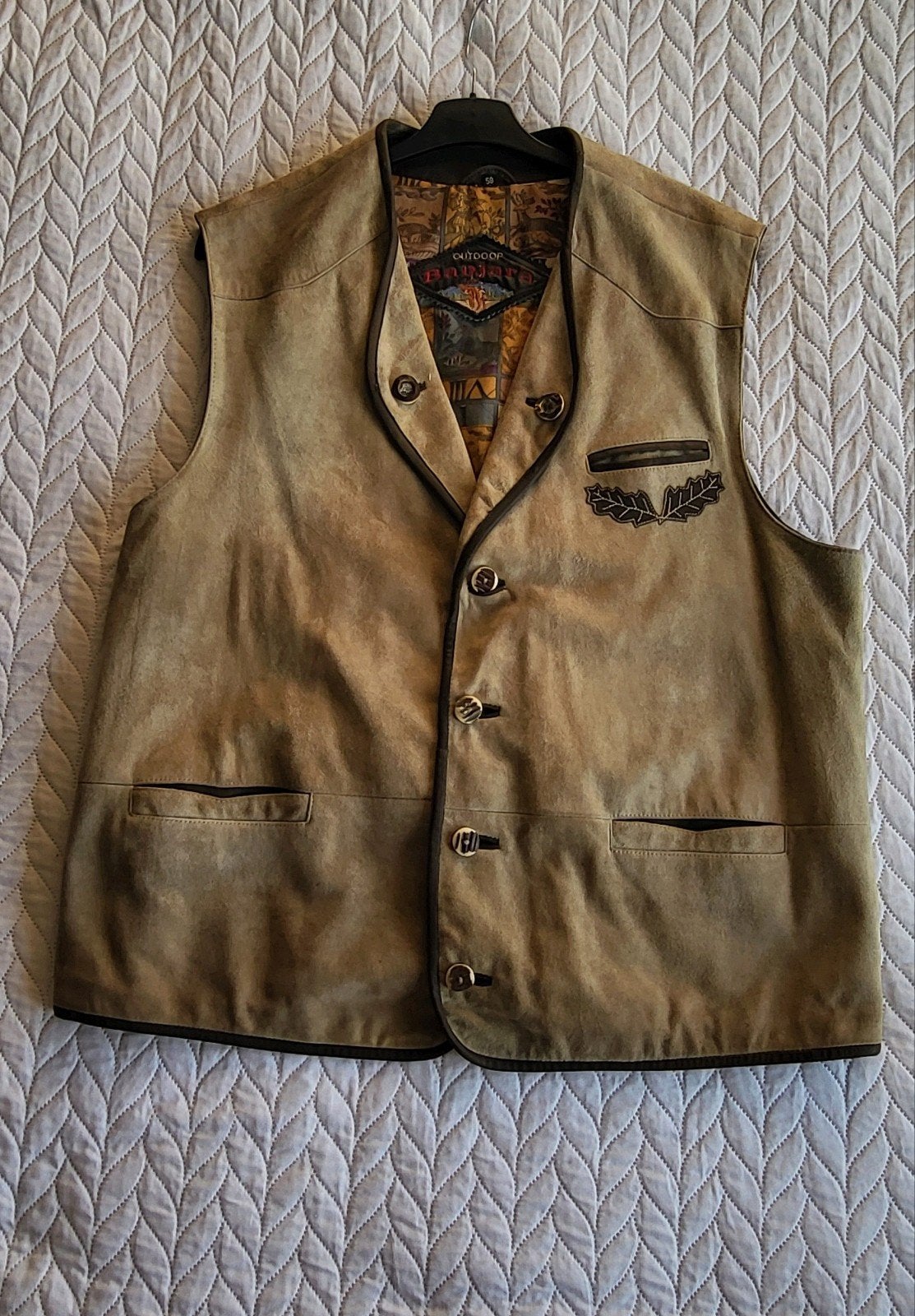 trachten (tiroler) gilet maat 58, Ophalen, Gedragen, Maat 56/58 (XL)