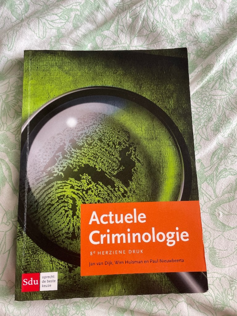 Actuele Criminologie, Boeken, Diverse auteurs, Zo goed als nieuw, Gamma, HBO