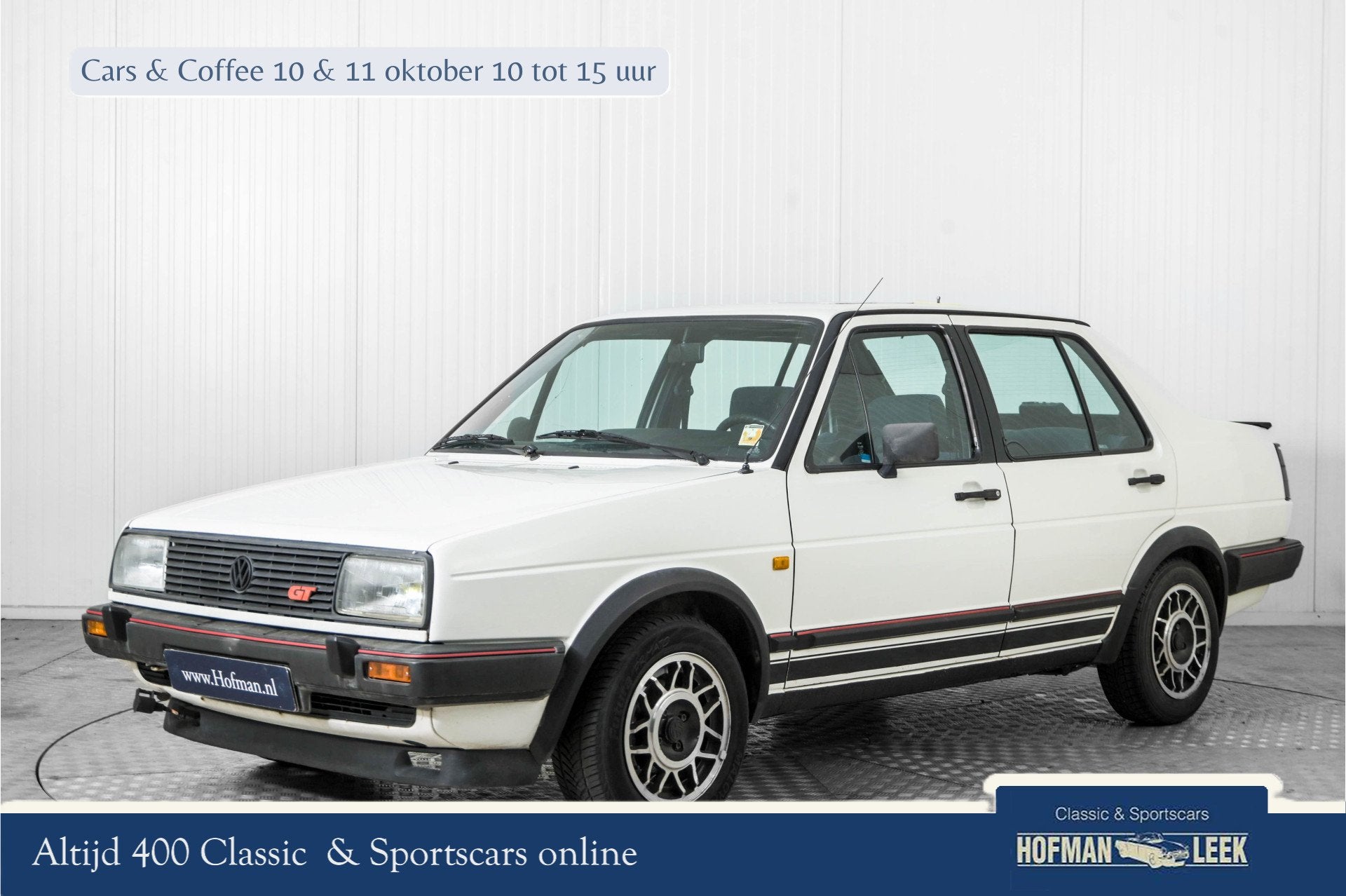 Volkswagen Jetta 1.8 GTI (GT) (bj 1985), Auto's, Voorwielaandrijving, Gebruikt, 4 cilinders, Wit