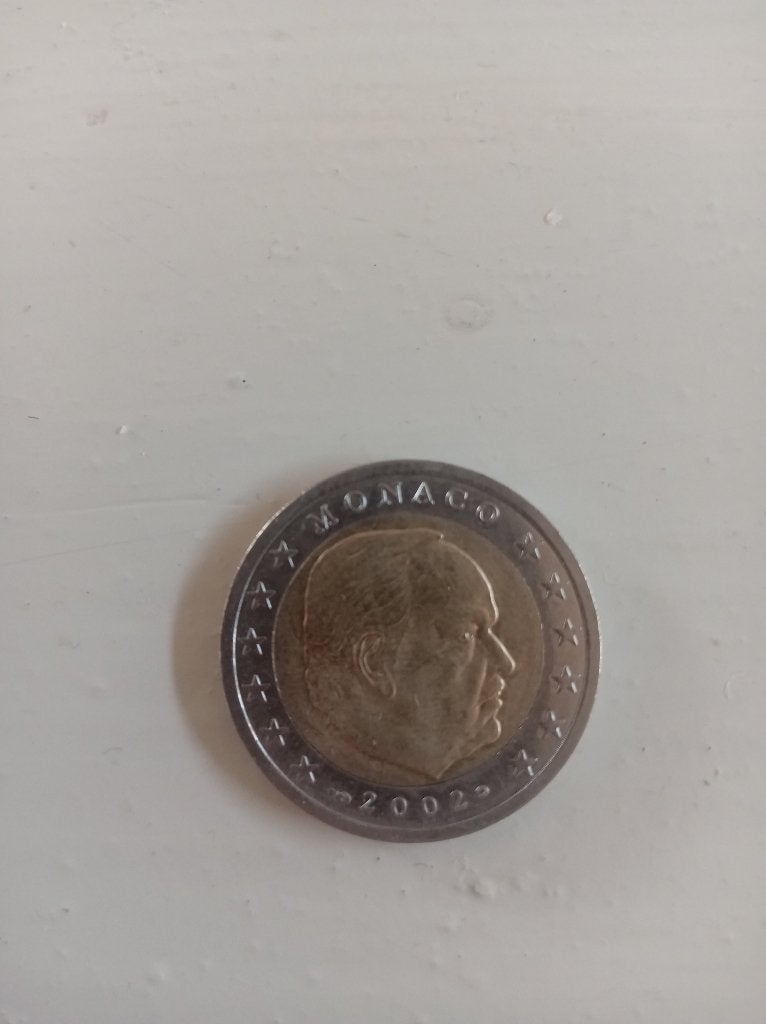 2 euro Monaco 2002, Postzegels en Munten, Munten | Europa | Euromunten, Ophalen of Verzenden, Monaco, 2 euro, Losse munt