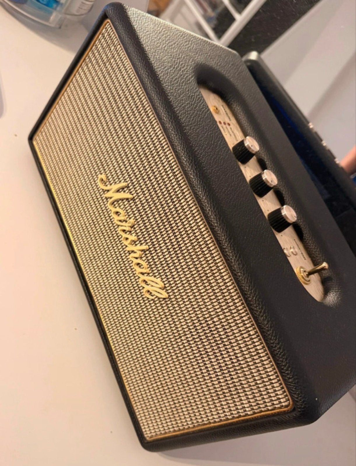 Marshall Stanmore, Zo goed als nieuw, 60 tot 120 watt, Bluetooth, Boekenplank luidspreker