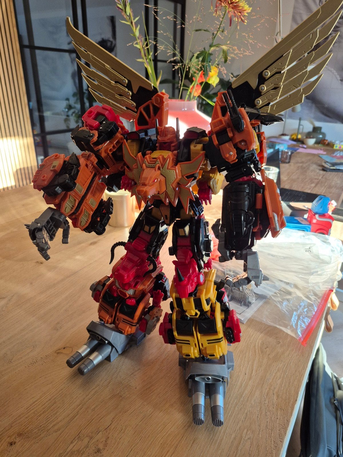 Jinbao Transformers  Masterpiece Predaking - Mist twee guns, Ophalen of Verzenden, Zo goed als nieuw