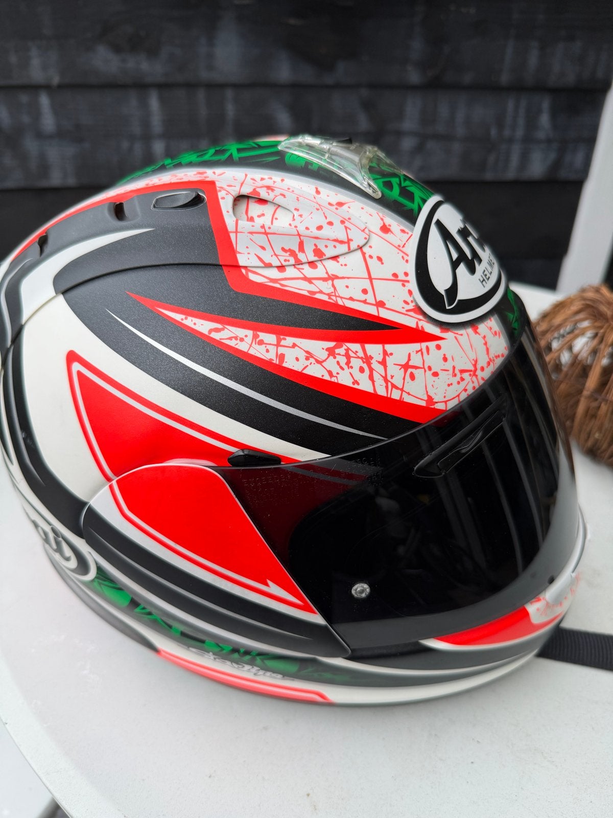 Arai Helm met Cardo Freecom 4+ Communicatiesysteem maat L, Ophalen of Verzenden, Tweedehands, Heren, Overige typen
