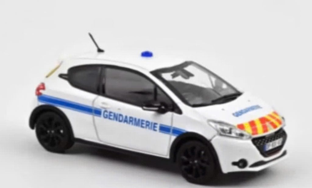 Peugeot 208 GTi 30TH 2014 Gendarmerie 1:43 NOREV ref: 472829, Verzenden, Nieuw, Auto, Norev