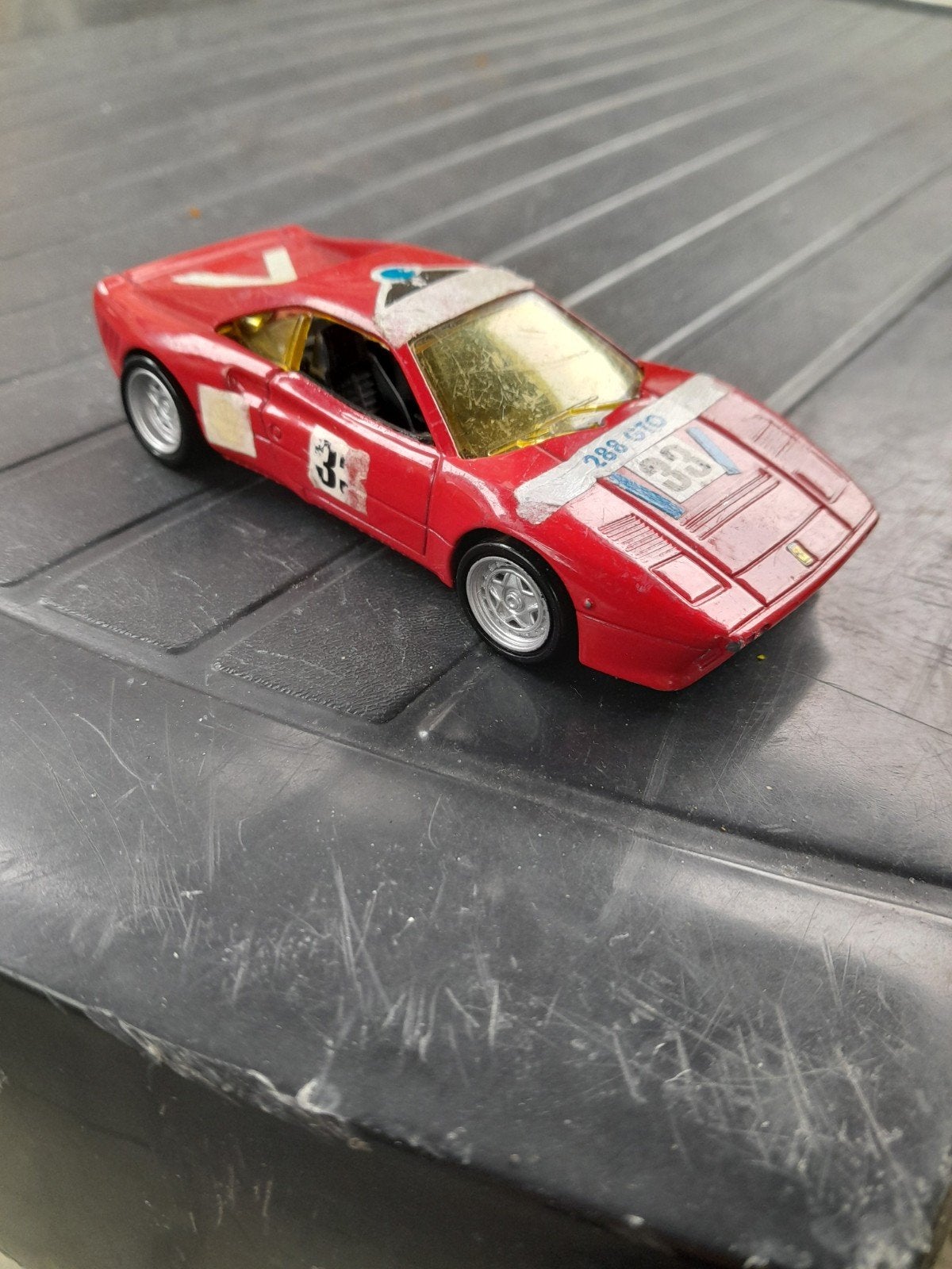 Hot Wheels Ferrari 288 GTO - 2001 Mattel, Ophalen of Verzenden, Gebruikt, Auto