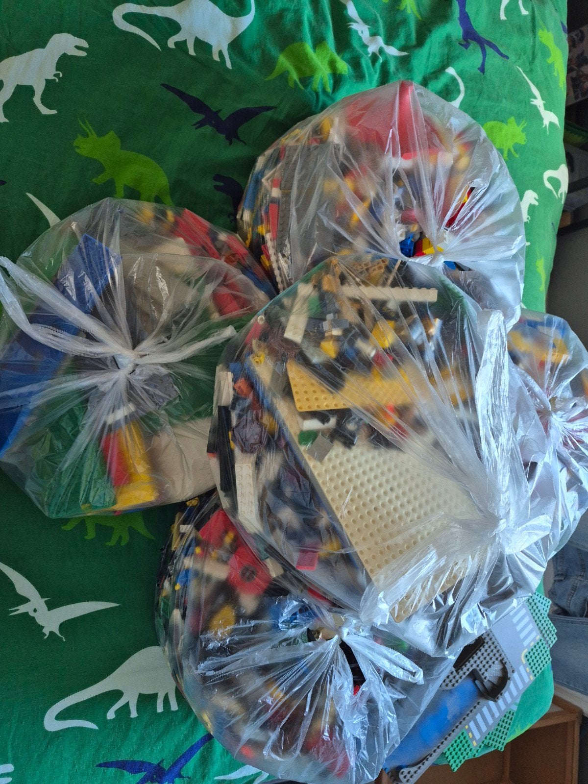 18.5 kg ongesorteerde Lego!, Ophalen