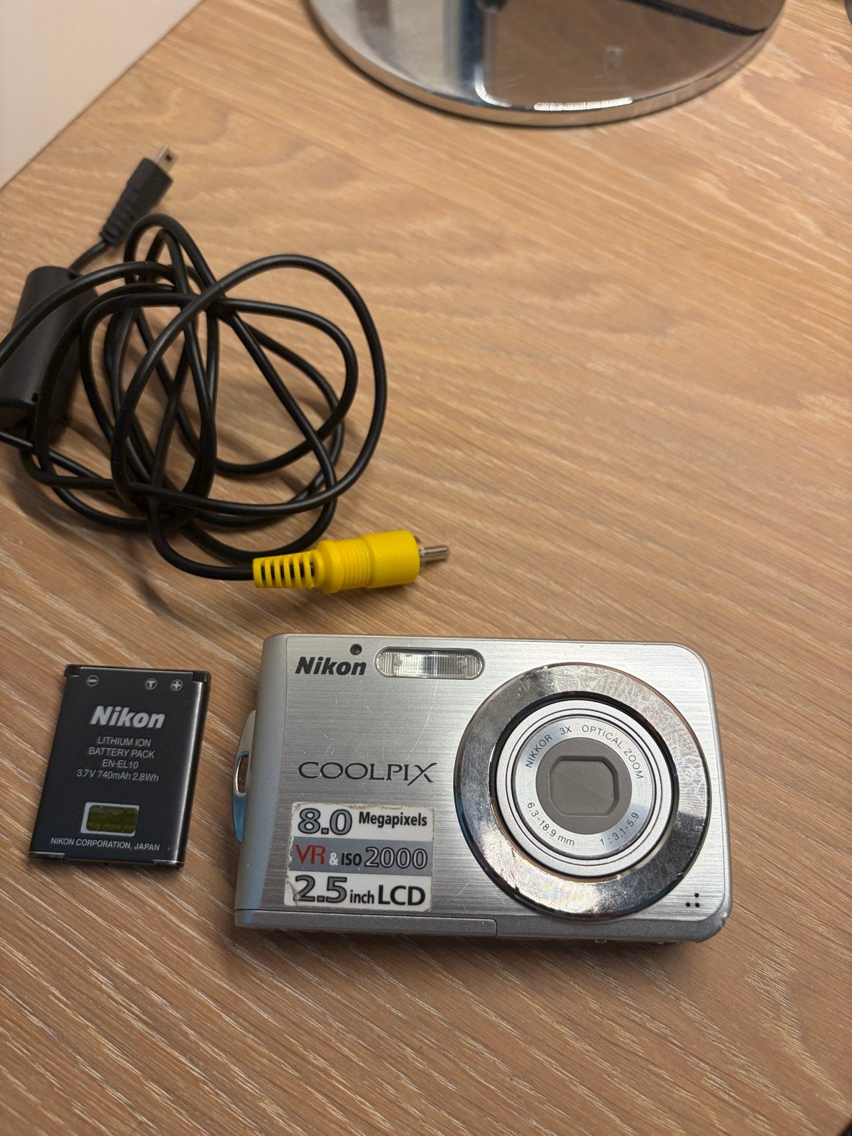 Nikon Coolpix S210 - Compactcamera (8.0 MP), Ingebouwde flitser, Gebruikt, Ophalen of Verzenden, Compactcamera
