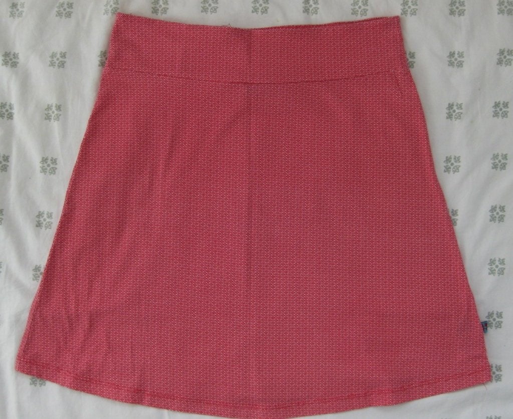 Froy & Dind rok, rood met wit, maat (XS)-S organic cotton, Froy dind, Ophalen of Verzenden, Zo goed als nieuw, Maat 36 (S)