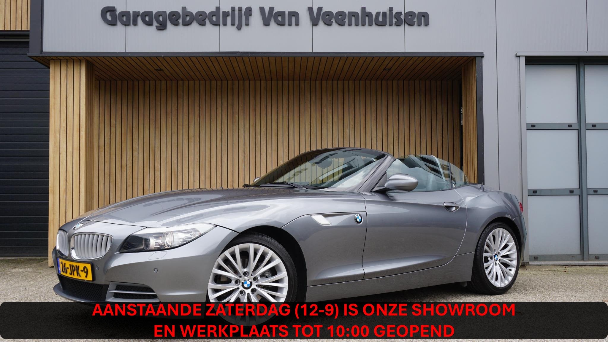 BMW Z4 Roadster sDrive 23i 204pk Handgeschakeld *6-Cilinder*, Euro 5, Zwart, 2497 cc, Cabriolet