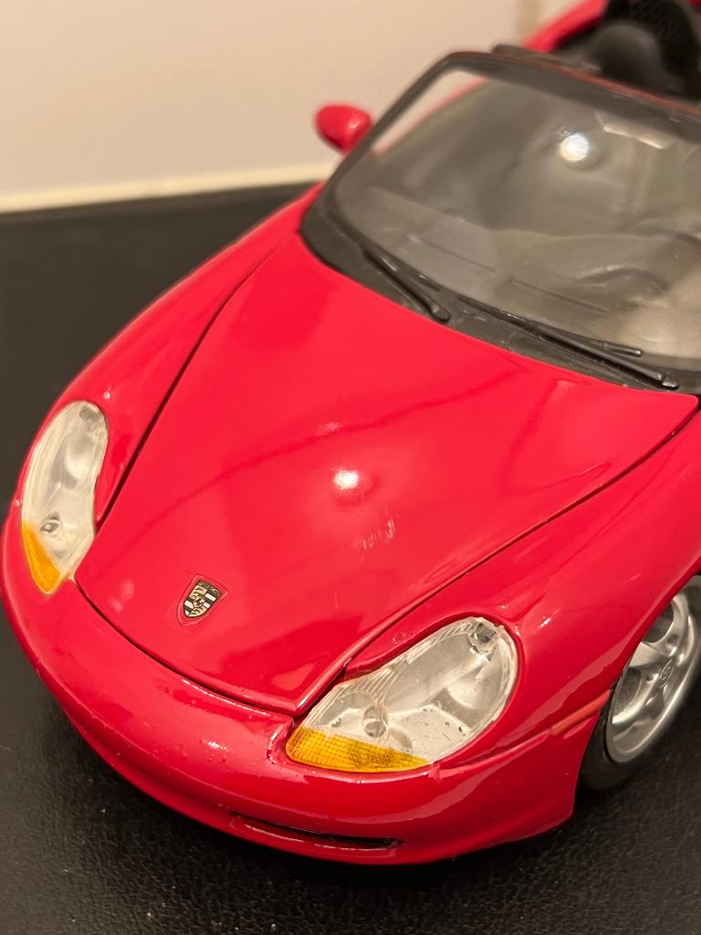 Maisto Porsche Boxster 1:24, Ophalen of Verzenden, Zo goed als nieuw, Auto, Maisto