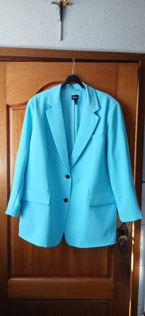 Spiksplinternieuwe blazer damesblazer van Ulla Popken, Blauw, Maat 46/48 (XL) of groter, Nieuw, Ulla Popken