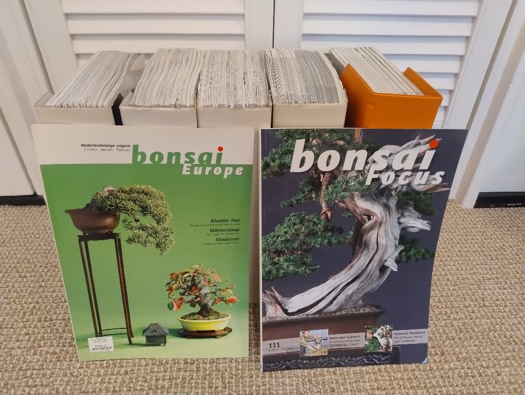 10 Jaargangen Bonsai Europe / Bonsai Focus, Ophalen, Zo goed als nieuw