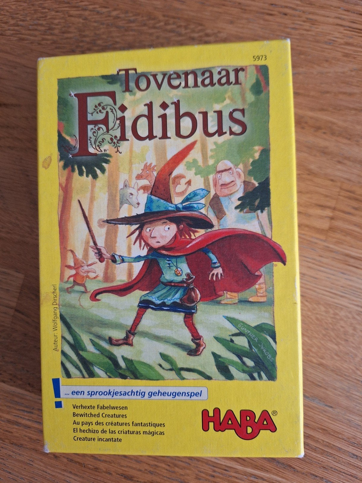 Tovernaar Tidibus - HABA Geheugenspel, Hobby en Vrije tijd, Gezelschapsspellen | Bordspellen, Een of twee spelers, Ophalen of Verzenden
